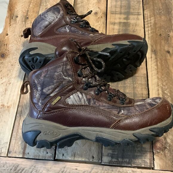 CABELAS, hiking/hunting boots, fry-plus size 6, camo - Picture 2 of 8